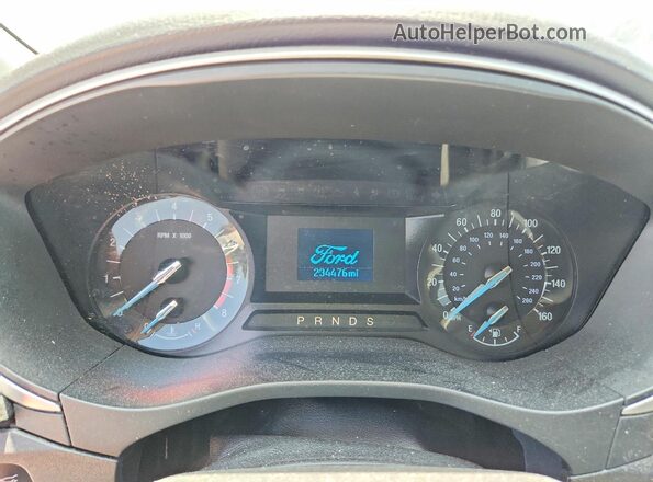 3FA6P0G75GR218833 2016 FORD FUSION Black Instrument cluster view