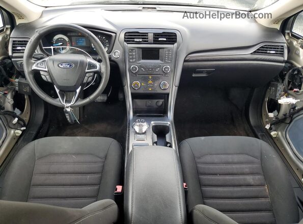 3FA6P0G75JR174775 2018 FORD FUSION Beige წინა პანელის ხედი