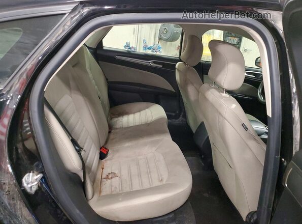 3FA6P0G75JR237857 2018 FORD FUSION Black Вид задніх сидінь