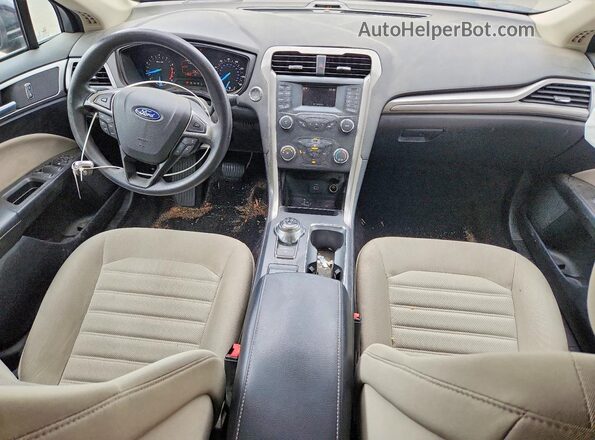 3FA6P0G75KR227931 2019 FORD FUSION Black Vista del salpicadero