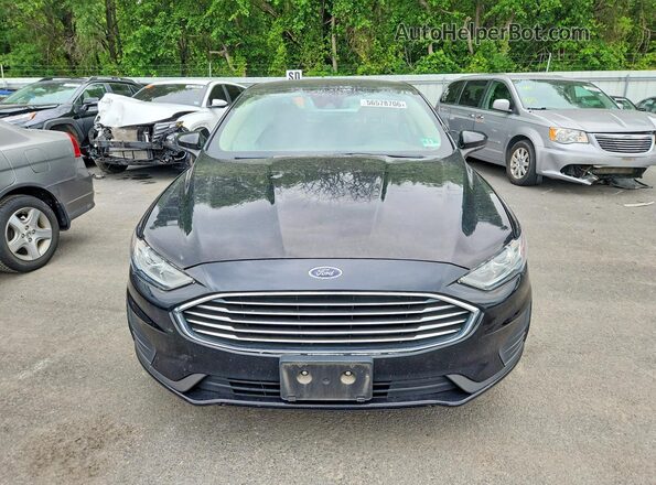 3FA6P0G75KR227931 2019 FORD FUSION Black Vista frontal