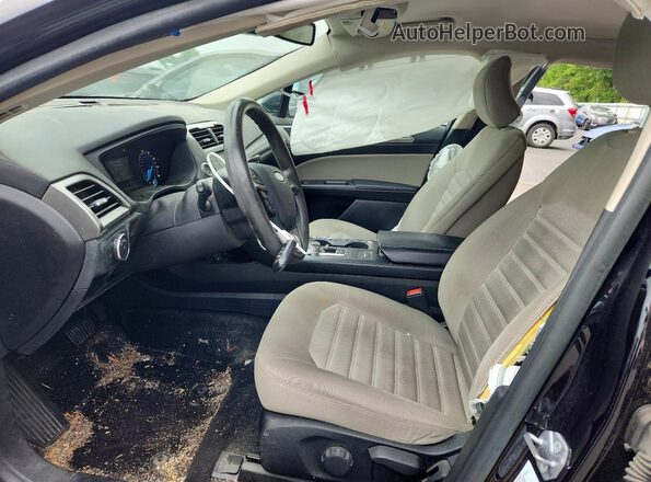 3FA6P0G75KR227931 2019 FORD FUSION Black Vista interior delantera