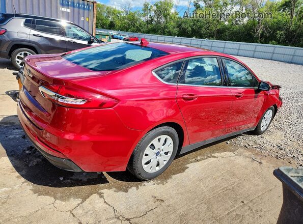 3FA6P0G75LR163035 2020 FORD FUSION Burgundy Tył prawy