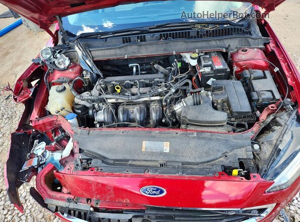 3FA6P0G75LR163035 2020 FORD FUSION Burgundy Widok wnętrza z tyłu