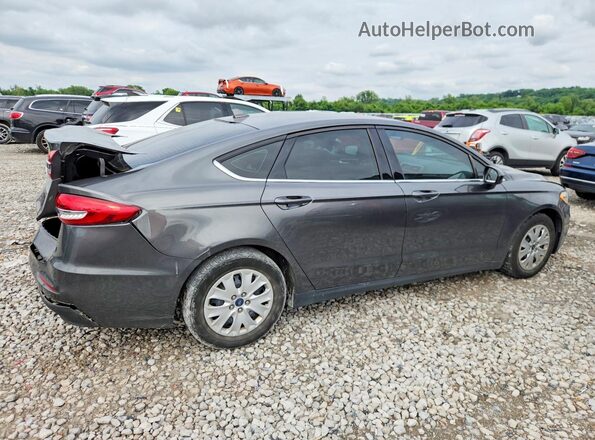 3FA6P0G75LR188761 2020 FORD FUSION Gray Trasero derecho