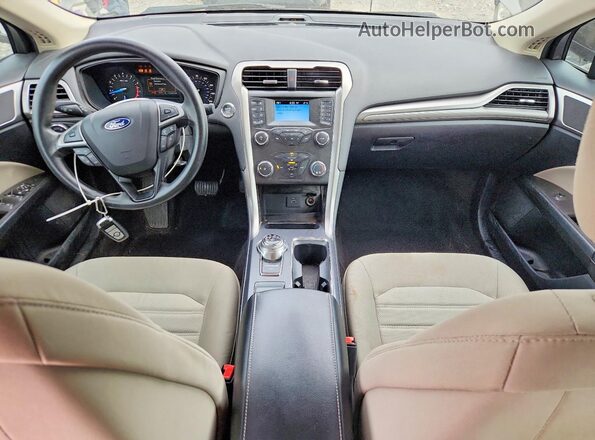 3FA6P0G75LR188761 2020 FORD FUSION Gray Vista del salpicadero