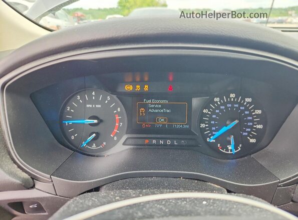 3FA6P0G75LR188761 2020 FORD FUSION Gray Vista del cuadro de instrumentos