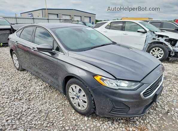 3FA6P0G75LR188761 2020 FORD FUSION Gray Delantero derecho