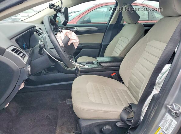 3FA6P0G75LR199081 2020 FORD FUSION Gray წინა სალონის ხედი