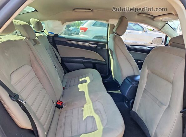 3FA6P0G75LR199081 2020 FORD FUSION Gray უკანა სავარძლების ხედი