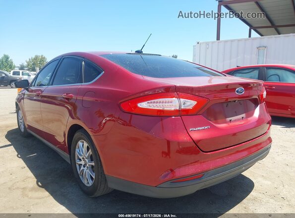 3FA6P0G76GR116067 2016 FORD FUSION Красный Задняя левая четверть