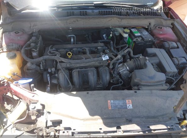 3FA6P0G76GR116067 2016 FORD FUSION Красный Вид сзади