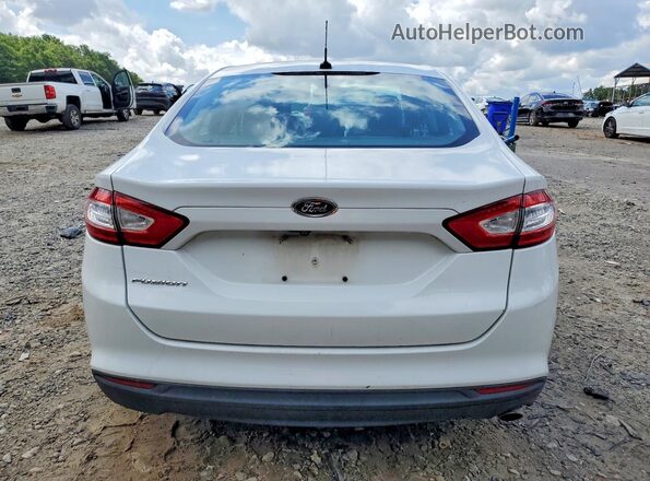 3FA6P0G76GR121124 2016 FORD FUSION White Вид ззаду