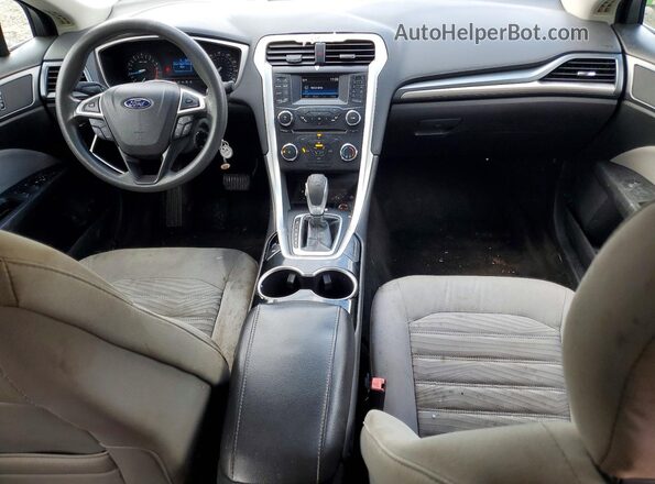 3FA6P0G76GR121124 2016 FORD FUSION White Вид панелі приладів