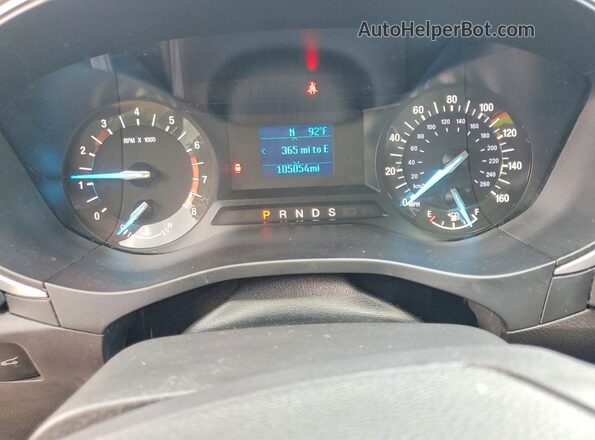 3FA6P0G76GR333134 2016 FORD FUSION Black Instrument cluster view