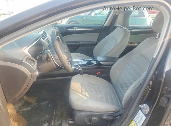 3FA6P0G76GR353190 2016 FORD FUSION Black Widok wnętrza z przodu