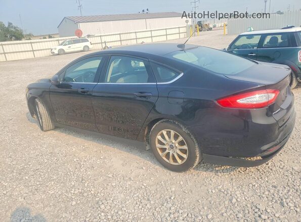 3FA6P0G76GR353190 2016 FORD FUSION Black Tył lewy