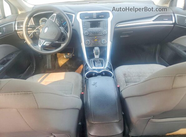 3FA6P0G76GR353190 2016 FORD FUSION Black Widok deski rozdzielczej