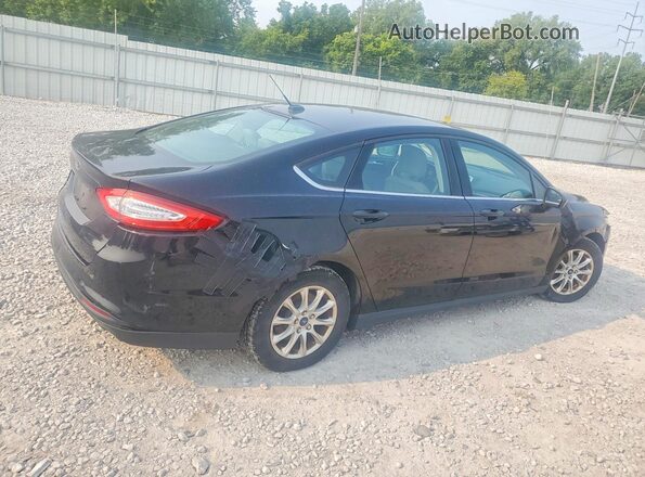 3FA6P0G76GR353190 2016 FORD FUSION Black Tył prawy