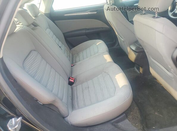 3FA6P0G76GR353190 2016 FORD FUSION Black Widok tylnych siedzeń