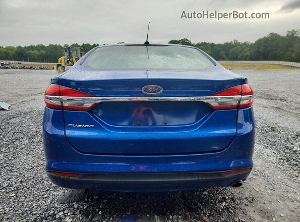 3FA6P0G76HR174360 2017 FORD FUSION Blue Vista trasera