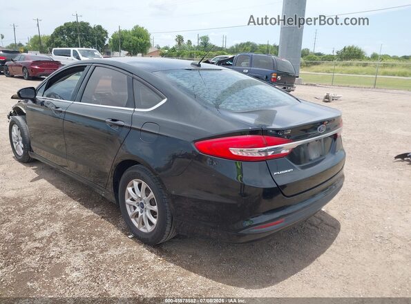 3FA6P0G76HR283854 2017 FORD FUSION Black Հետևի ձախ
