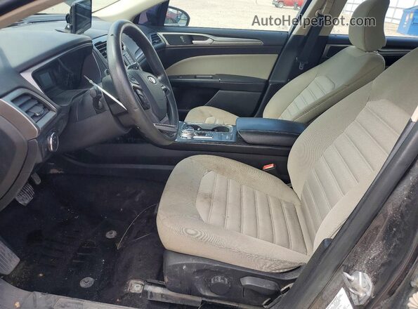 3FA6P0G76HR360609 2017 FORD FUSION Charcoal Widok wnętrza z przodu