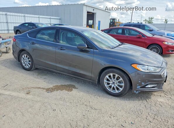 3FA6P0G76HR360609 2017 FORD FUSION Charcoal Przód prawy