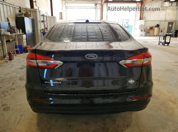3FA6P0G76KR280962 2019 FORD FUSION Black უკანა ხედი