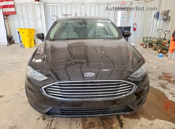 3FA6P0G76KR280962 2019 FORD FUSION Black წინა ხედი