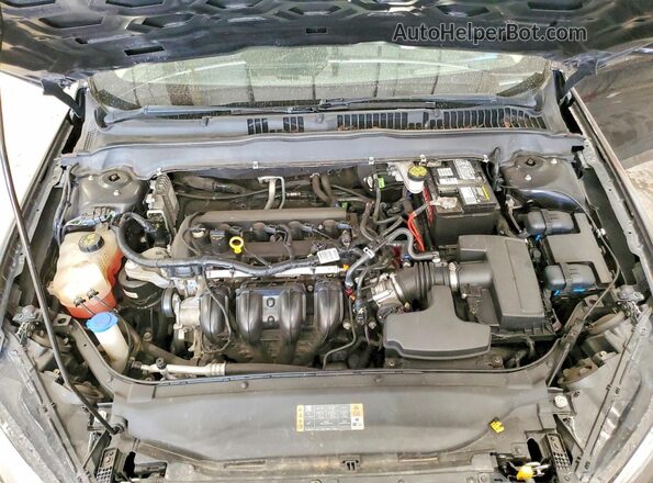 3FA6P0G76KR280962 2019 FORD FUSION Black უკანა სალონის ხედი