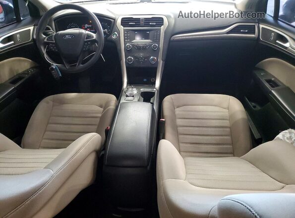 3FA6P0G76KR280962 2019 FORD FUSION Black წინა პანელის ხედი