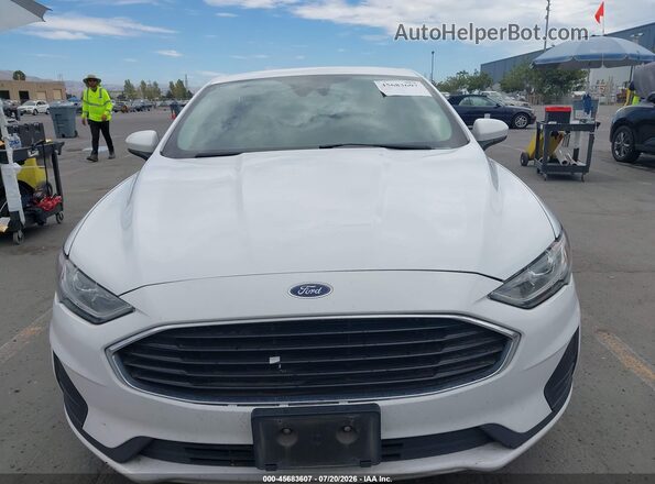 3FA6P0G76LR112806 2020 FORD FUSION White Вид щитка приладів