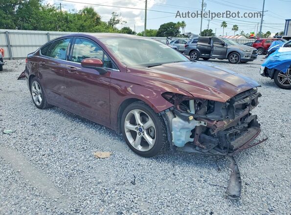 3FA6P0G77GR376932 2016 FORD FUSION Brown Передня права чверть