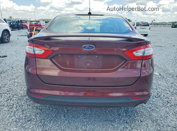 3FA6P0G77GR376932 2016 FORD FUSION Brown Вид ззаду