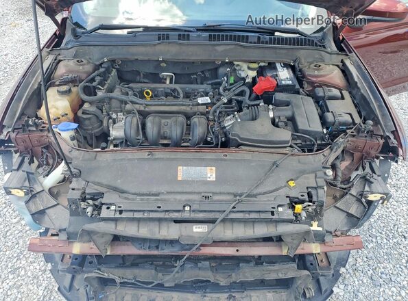 3FA6P0G77GR376932 2016 FORD FUSION Brown Вид задньої частини салону