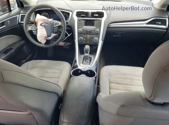 3FA6P0G77GR376932 2016 FORD FUSION Brown Вид панелі приладів