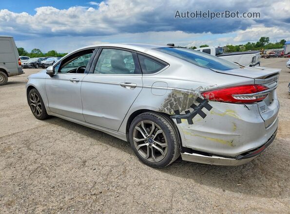 3FA6P0G77HR106715 2017 FORD FUSION Серебряный Задняя левая четверть
