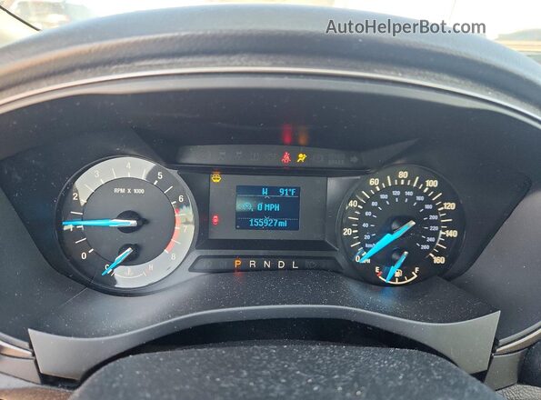 3FA6P0G77HR190003 2017 FORD FUSION Gray ხელსაწყოთა პანელის ხედი