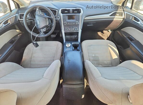 3FA6P0G77HR190003 2017 FORD FUSION Gray წინა პანელის ხედი