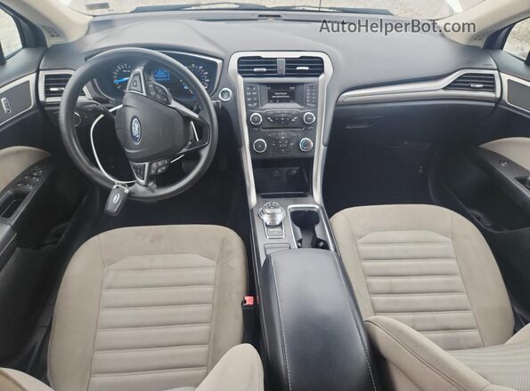 3FA6P0G77HR358156 2017 FORD FUSION White Dashboard view