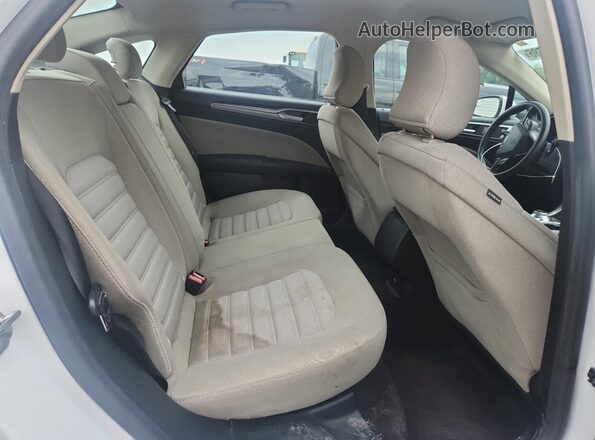 3FA6P0G77HR358156 2017 FORD FUSION White Rear seats view