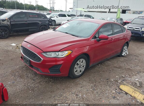 3FA6P0G77LR111681 2020 FORD FUSION Red Vista tres cuartos delantera izquierda