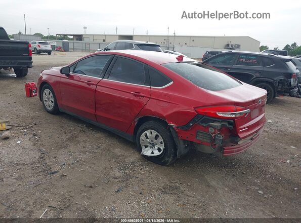3FA6P0G77LR111681 2020 FORD FUSION Red Trasero izquierdo