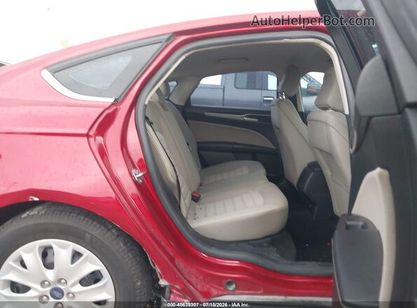 3FA6P0G77LR111681 2020 FORD FUSION Red Vista de la etiqueta del VIN