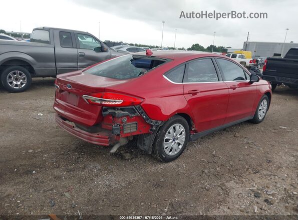 3FA6P0G77LR111681 2020 FORD FUSION Red Trasero derecho