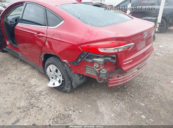 3FA6P0G77LR111681 2020 FORD FUSION Red Vista frontal