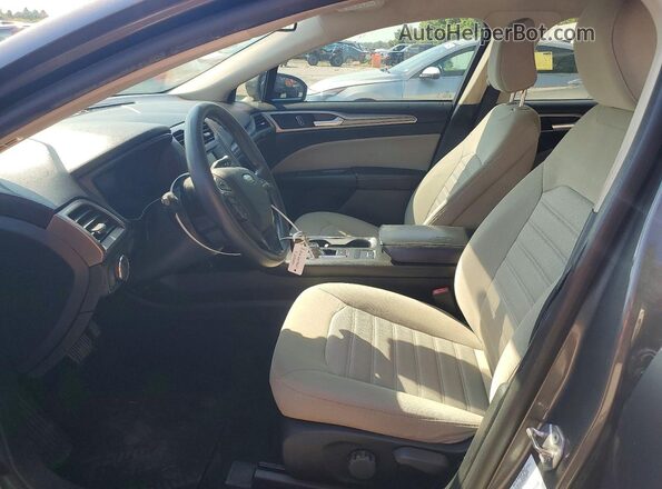 3FA6P0G77LR140551 2020 FORD FUSION Gray Widok wnętrza z przodu