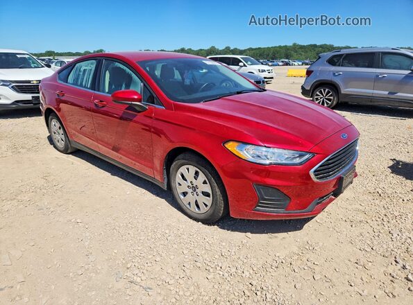 3FA6P0G77LR230525 2020 FORD FUSION Burgundy Przód prawy