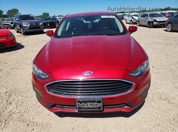 3FA6P0G77LR230525 2020 FORD FUSION Burgundy Widok z przodu